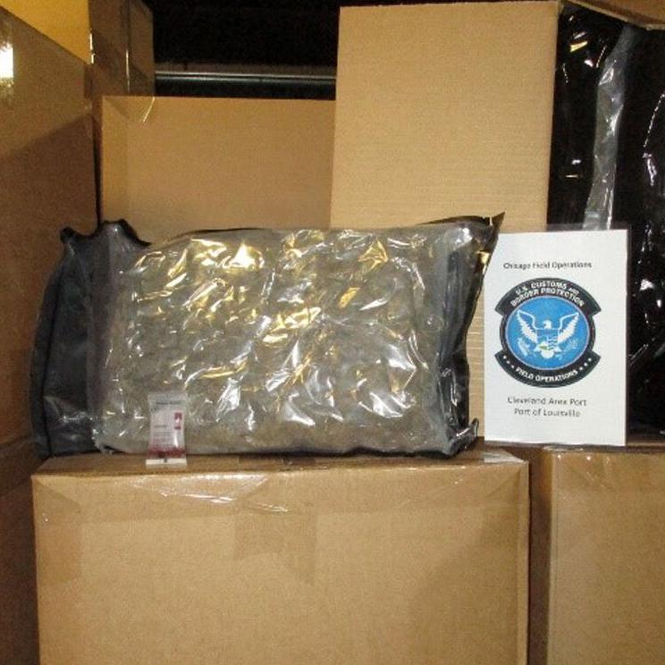 Shipment of marijuana seized at UPS Worldport on April 25, 2023